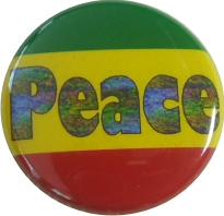 Peace Button reggae style III - zum Schließen ins Bild klicken